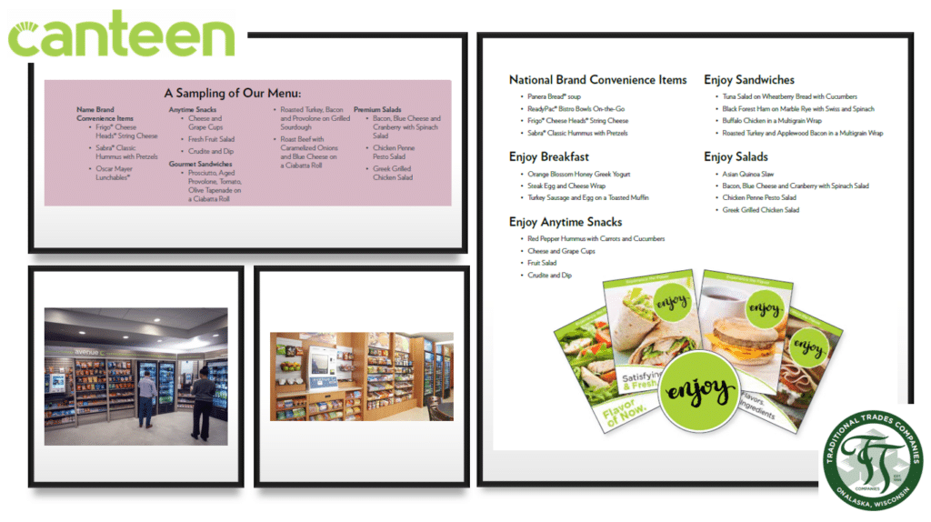 Sample Menu At Canteen